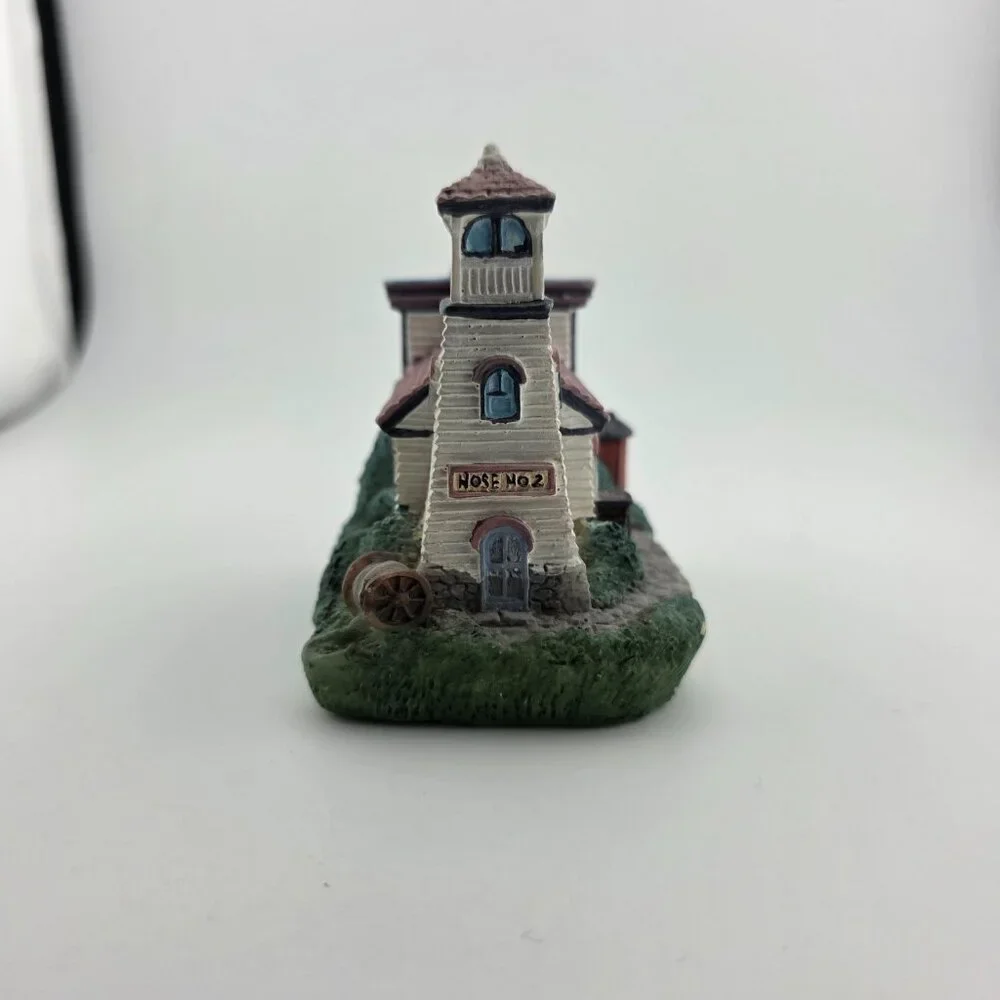 1992 Liberty Falls AH10 Fire Station‎ The American Collection Villages Miniature